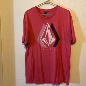 Red Volcom shirt